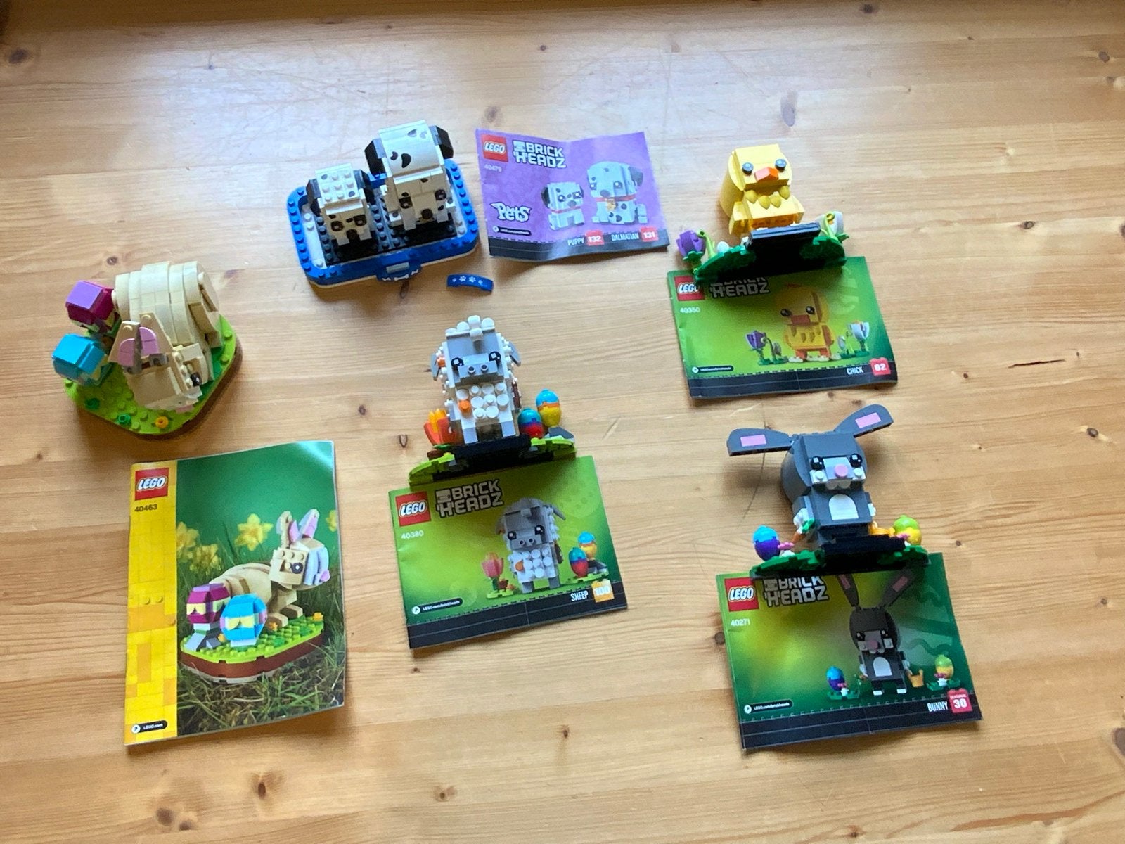 LEGO BrickHeadz Paasfiguren en huisdieren (5 sets), Ophalen of Verzenden, Zo goed als nieuw, Overige merken