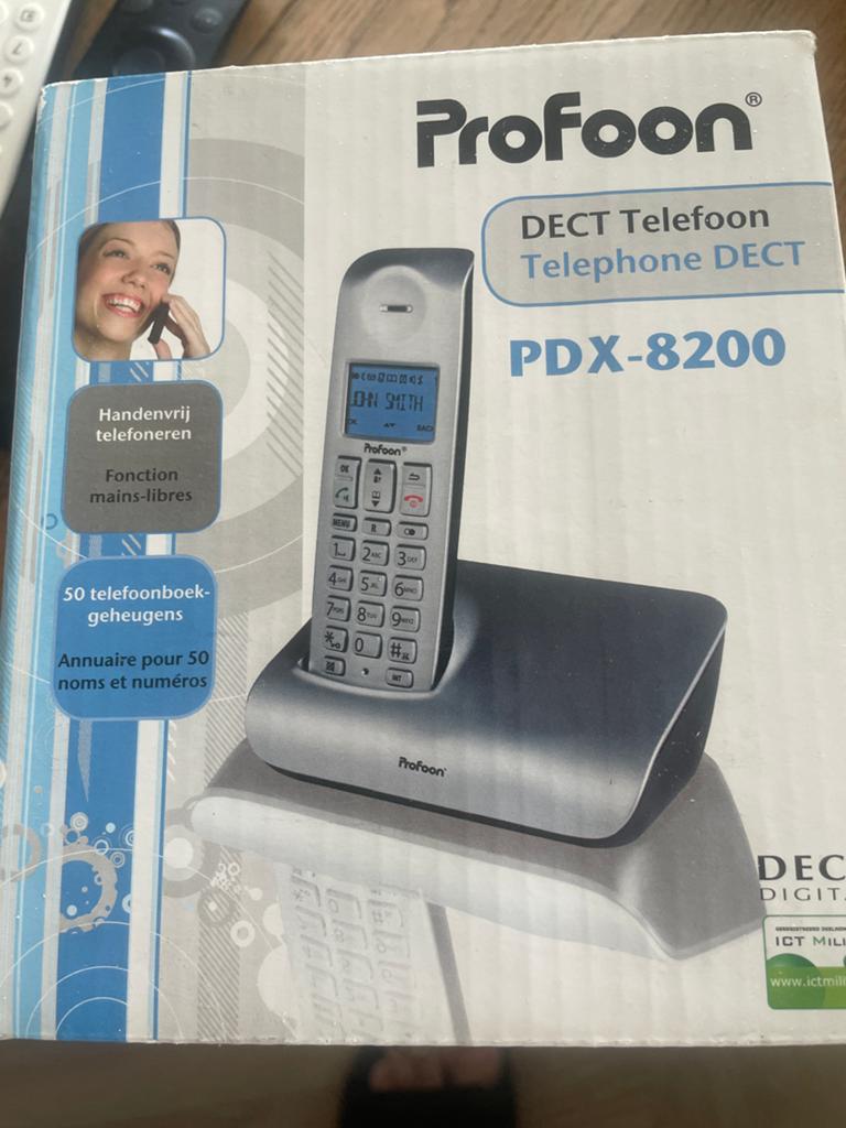 Profoon PDX-8200 DECT Telefoon - zo goed als nieuw, Ophalen, Zo goed als nieuw, 1 handset