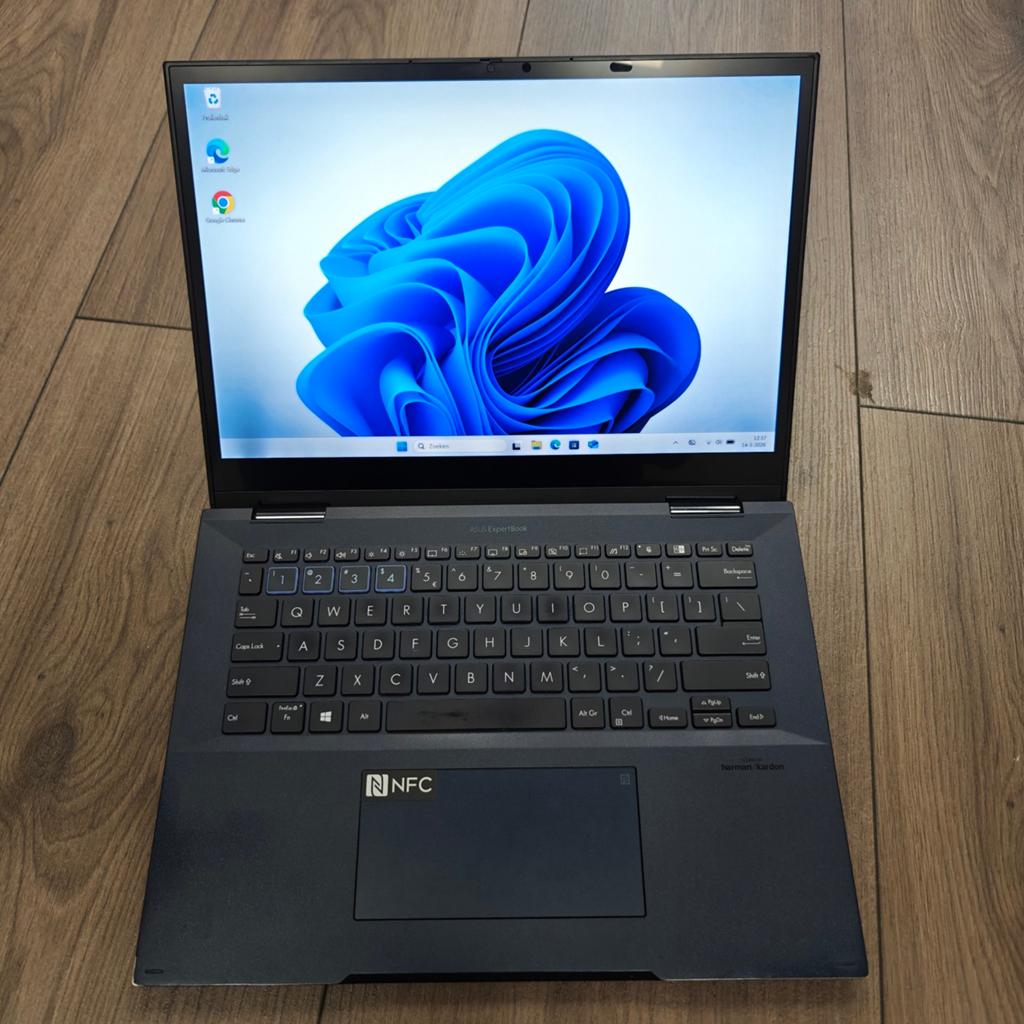 Asus ExpertBook x360 - Core i7 - Touch - 16GB - 512GB, Gebruikt, 2 tot 3 Ghz, Qwerty, ASUS