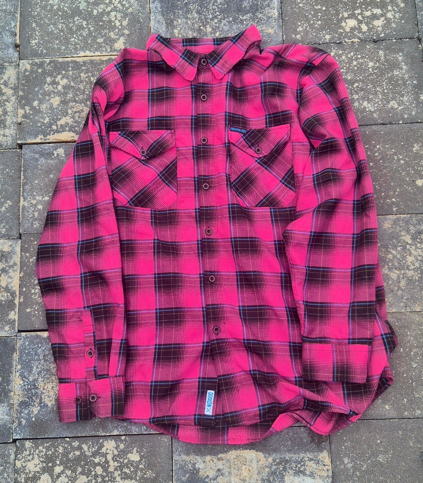 Dixxon Vanishing Ones flannel overhemd XXXL 3XL, Ophalen of Verzenden, Gedragen, Roze, Overige halswijdtes