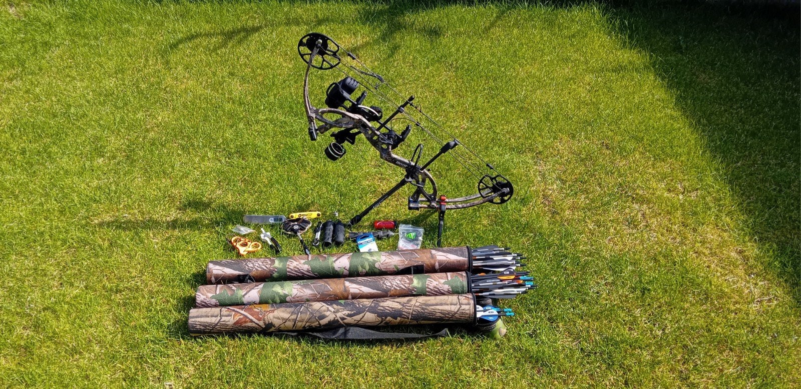 Complete Bear Archery Cruzer G2 Compoundboog Set, Ophalen of Verzenden, Zo goed als nieuw, Compoundboog