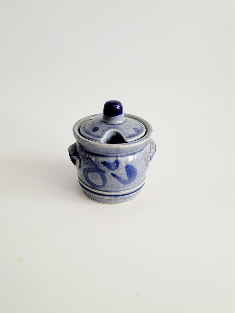 Izgs Keulse pot vintage potje met deksel, Ophalen of Verzenden