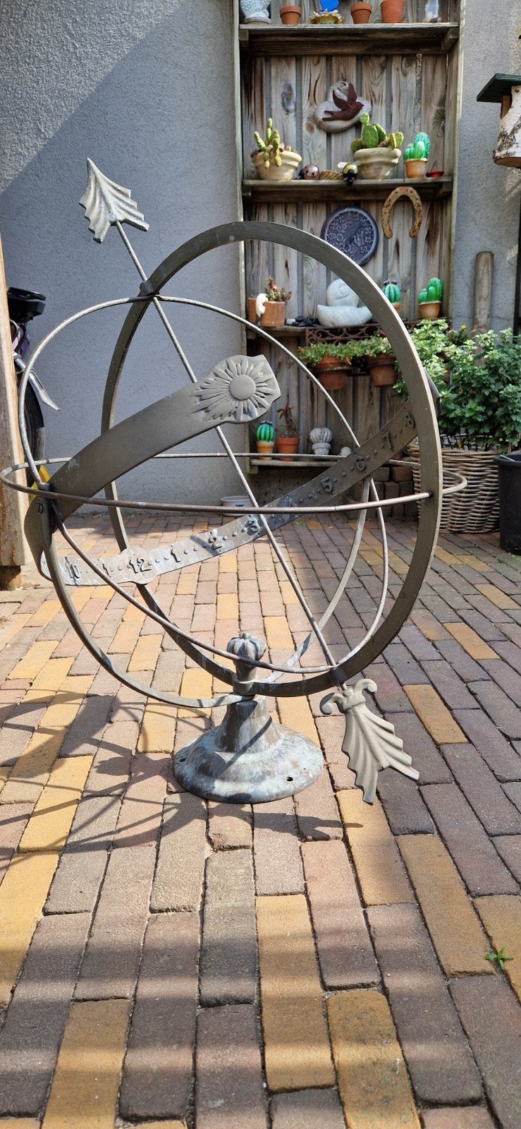 Messing zonnewijzer, Ophalen, Zo goed als nieuw