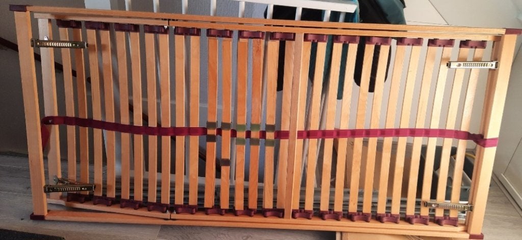 Luxe verstelbare lattenbodem 90x200, Ophalen, 90 cm, Eenpersoons, Zo goed als nieuw