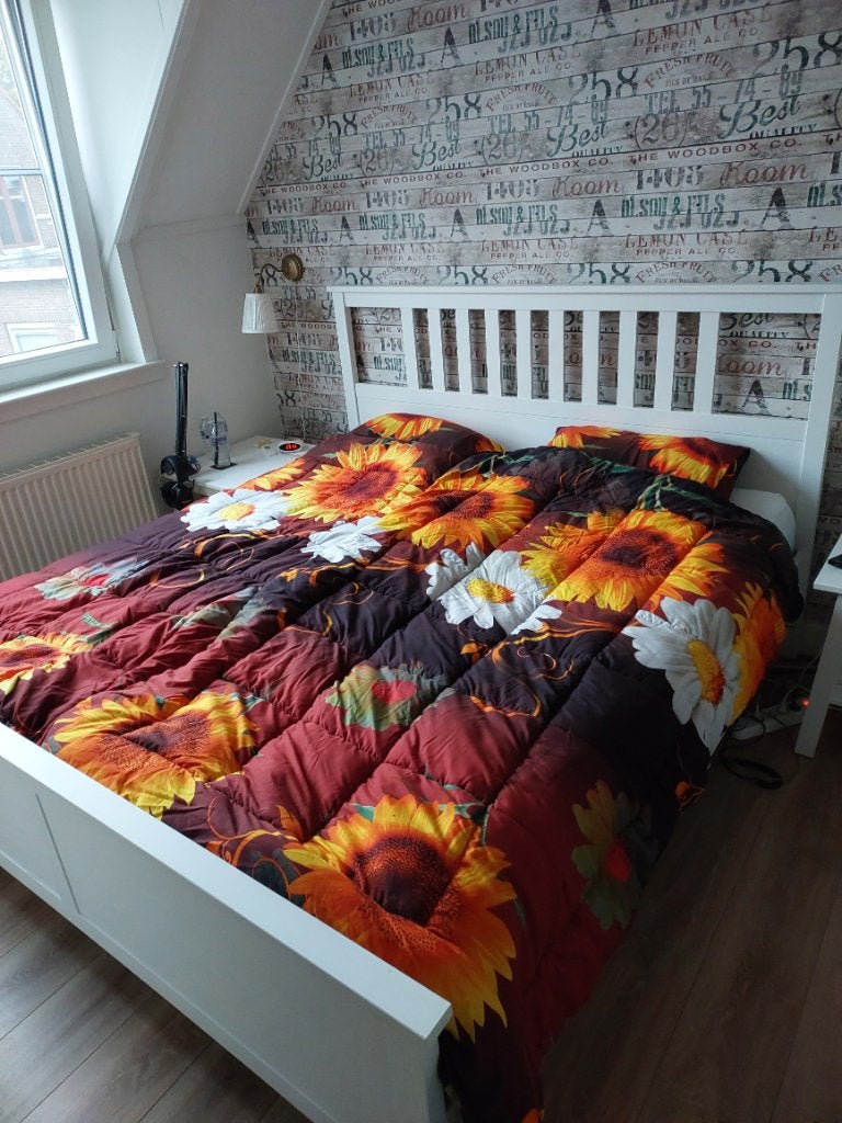 Bed, Ophalen, Wit, Romantisch, Tweepersoons