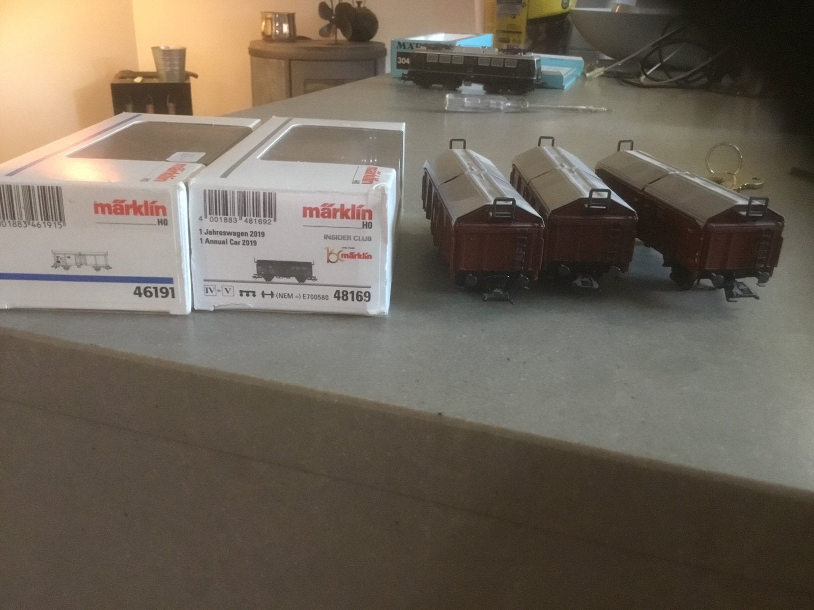 Märklin H0 Goederenwagons - 5 stuks,, Wisselstroom, Wagon, Ophalen of Verzenden, Zo goed als nieuw