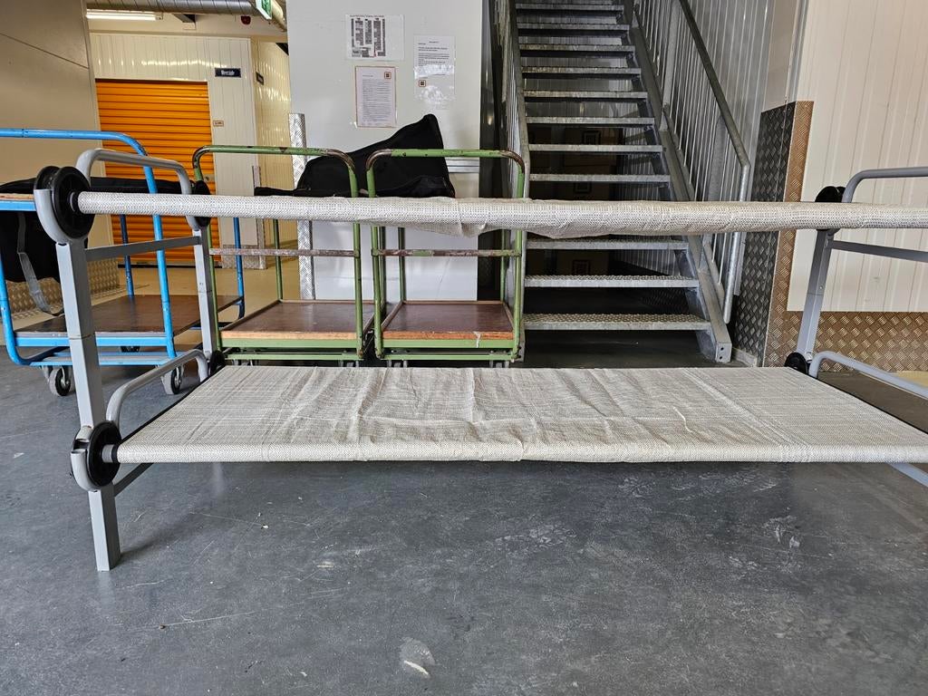 Disc-O-Bed stapelbed/veldbed - 2-persoons, Ophalen of Verzenden, Gebruikt, 2-persoons