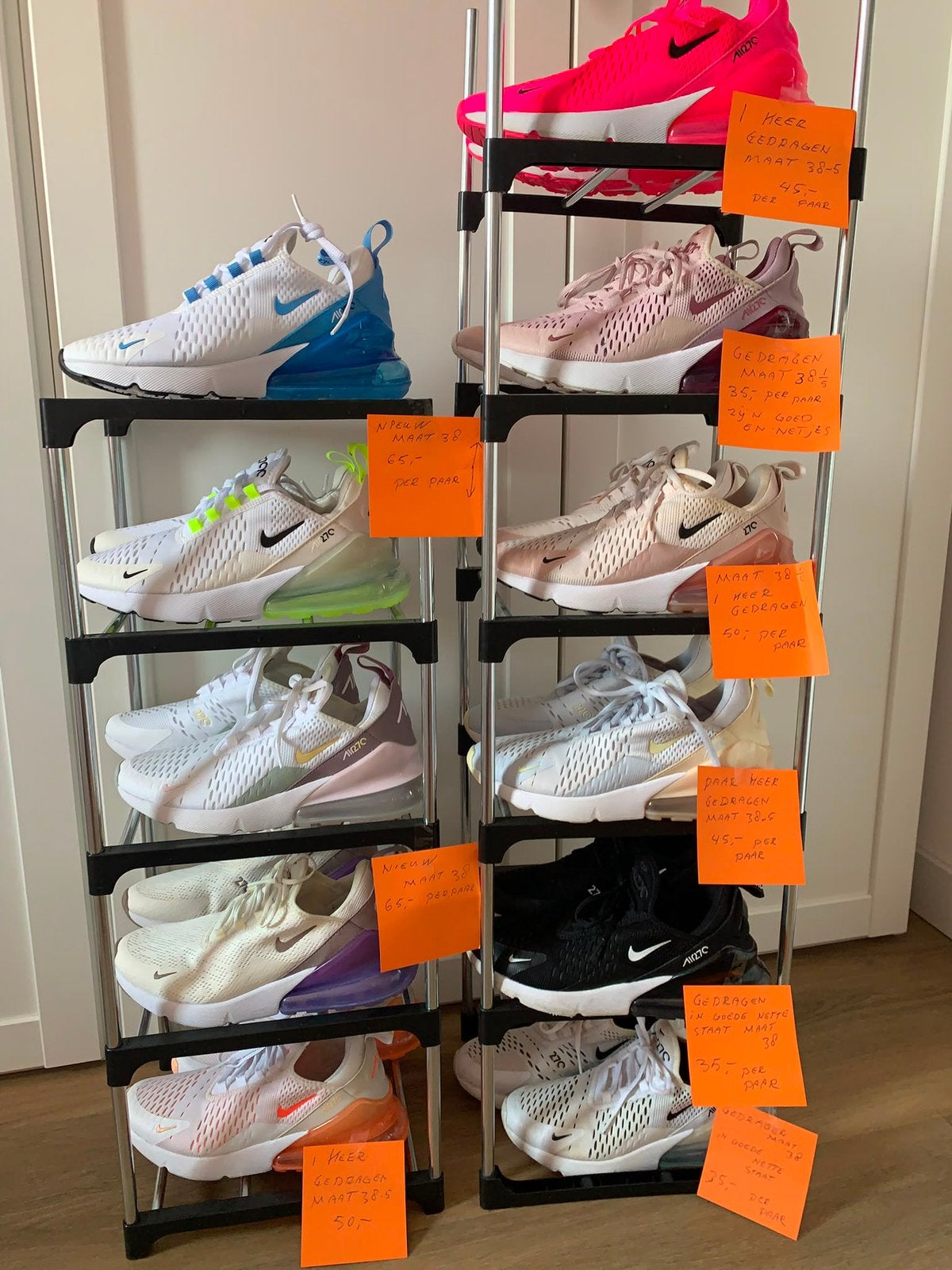 Nike air max verzameling te koop, Ophalen of Verzenden, Zo goed als nieuw, Hardloopschoenen, Nike