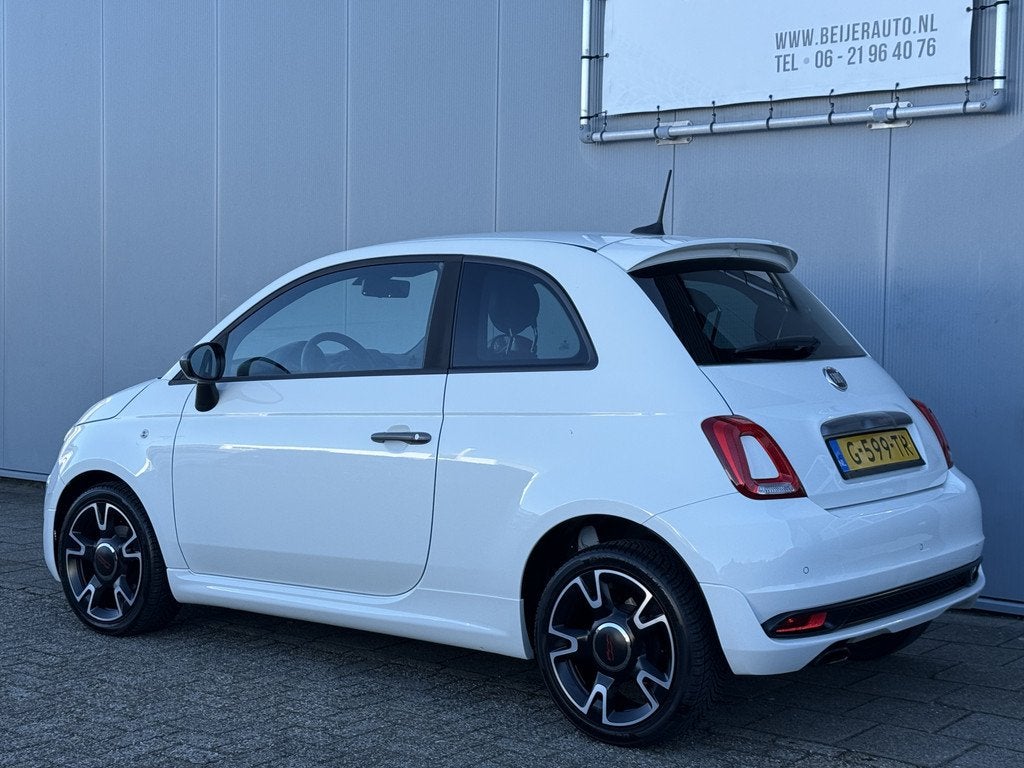 Fiat 500 0.9 TwinAir Turbo Sport Apple Carplay/16inch., Auto's, Fiat, Voorwielaandrijving, 86 pk, Euro 6, Leder en Stof