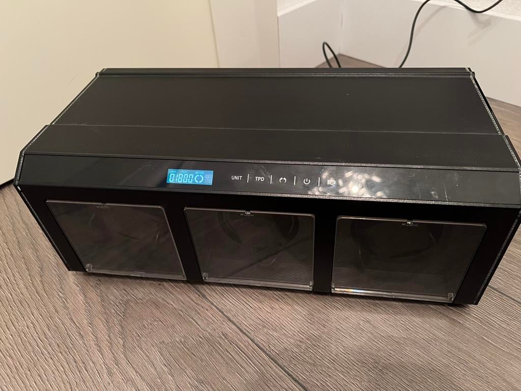 Watch winder 3 horloges, Sieraden, Tassen en Uiterlijk, Horloges | Heren, Zo goed als nieuw, Overige merken, Ophalen of Verzenden