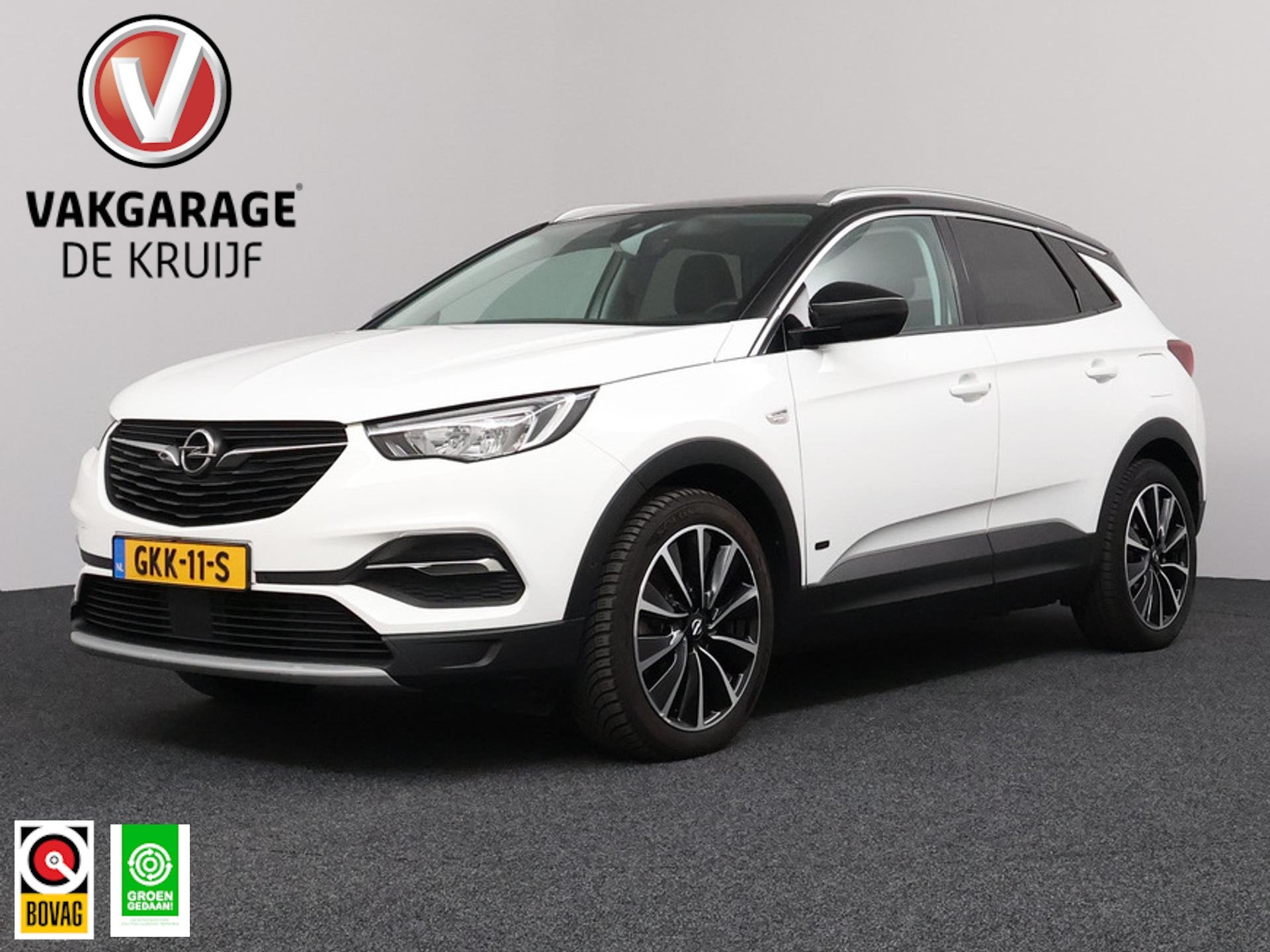 Opel Grandland X 1.6 Turbo Hybrid Elegance | Two Tone! | Tre, Auto's, Opel, 228 pk, Euro 6, 4 cilinders, Leder en Stof