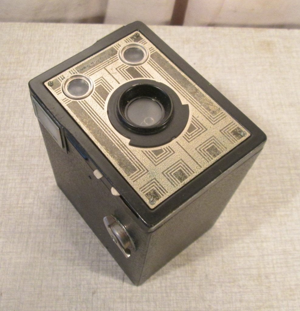 Kodak Brownie Junior Six-20 Art Deco 620-camera, Ophalen of Verzenden, Voor 1940, Fototoestel