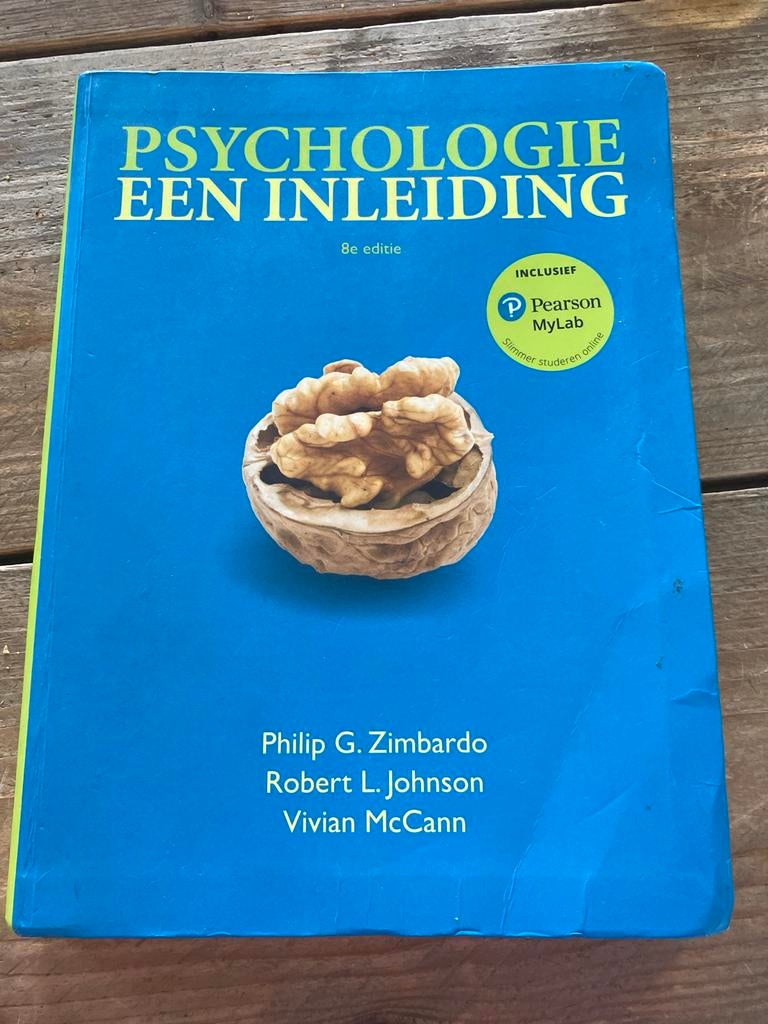 Psychologie een inleiding - 8e editie Zimbardo, Boeken, Ophalen of Verzenden, Gamma, Gelezen, HBO