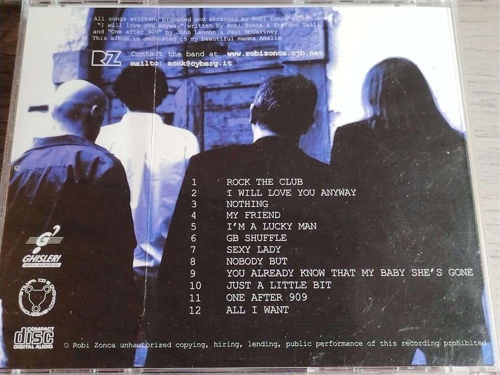 Robi Zonca And His Band ‎- You Already Know, Cd's en Dvd's, Ophalen of Verzenden, Zo goed als nieuw, Jazz