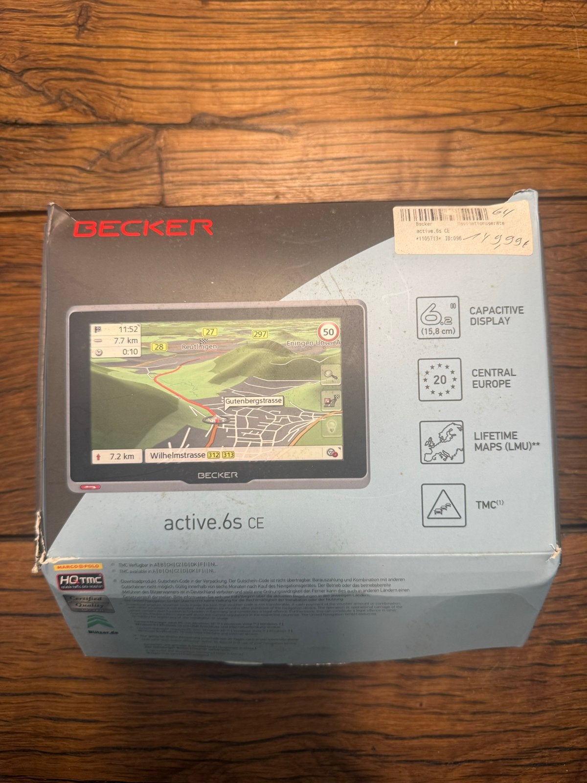 Becker active.6s CE Navigatiesysteem met Lifetime Maps, Ophalen of Verzenden, Nieuw
