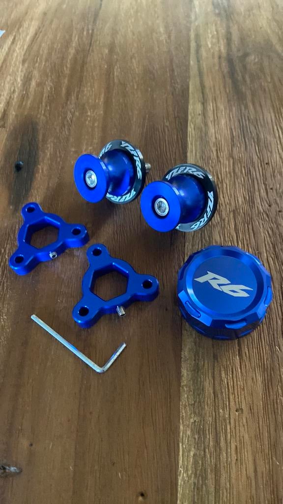 Yamaha YZF R6 accessoires blauw, Ophalen of Verzenden, Nieuw
