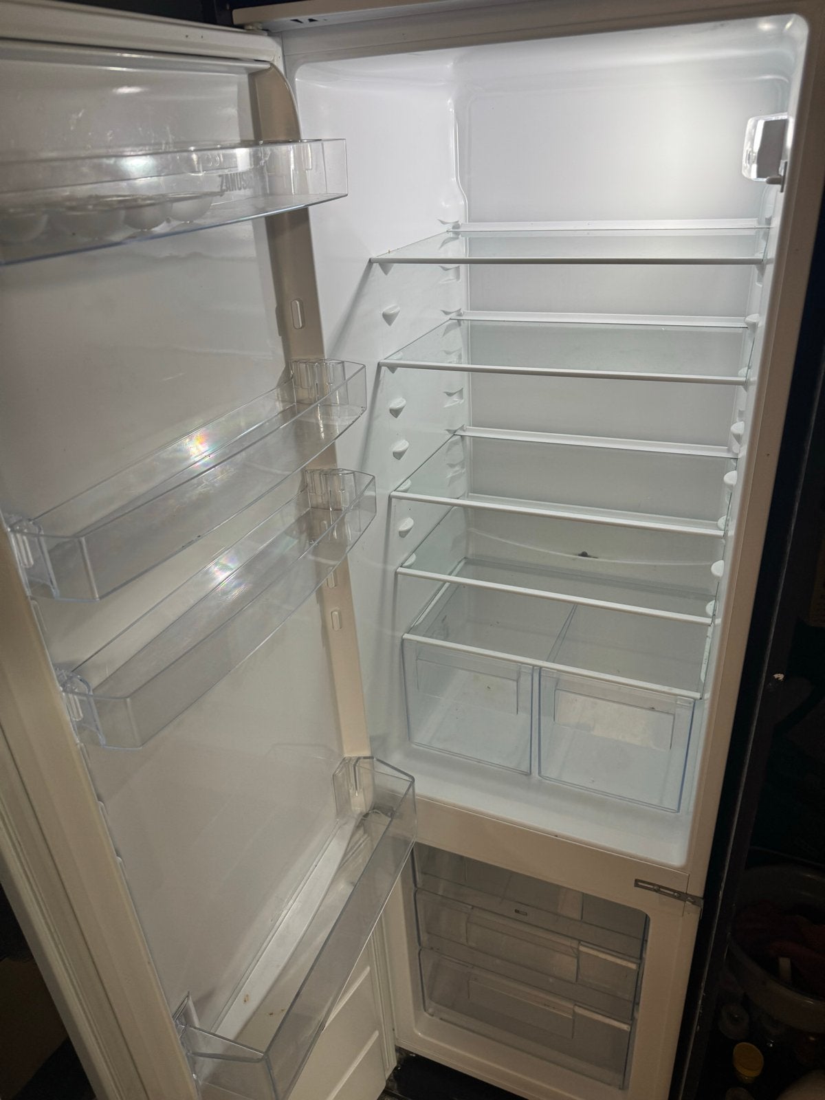 Zanussi inbouw Koelvriescombinatie 178cm, Ophalen, Gebruikt, 200 liter of meer, Met aparte vriezer