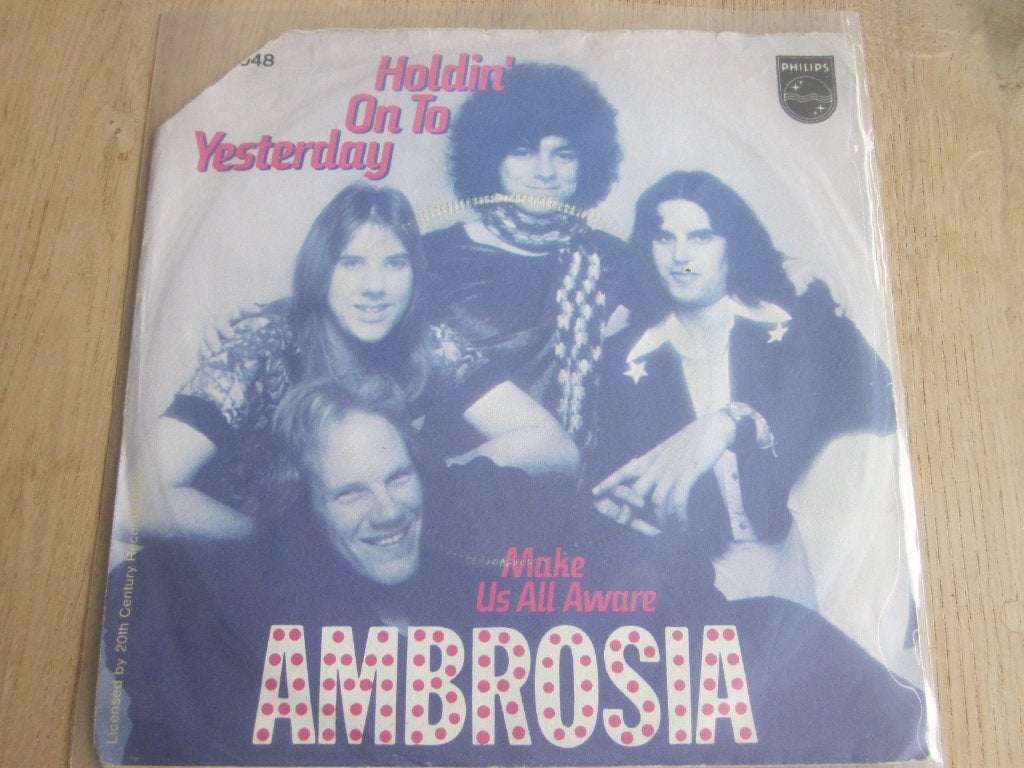 Ambrosia - Holdin' on to yesterday, Verzenden, 7 inch, Zo goed als nieuw, Beschermende buitenhoes