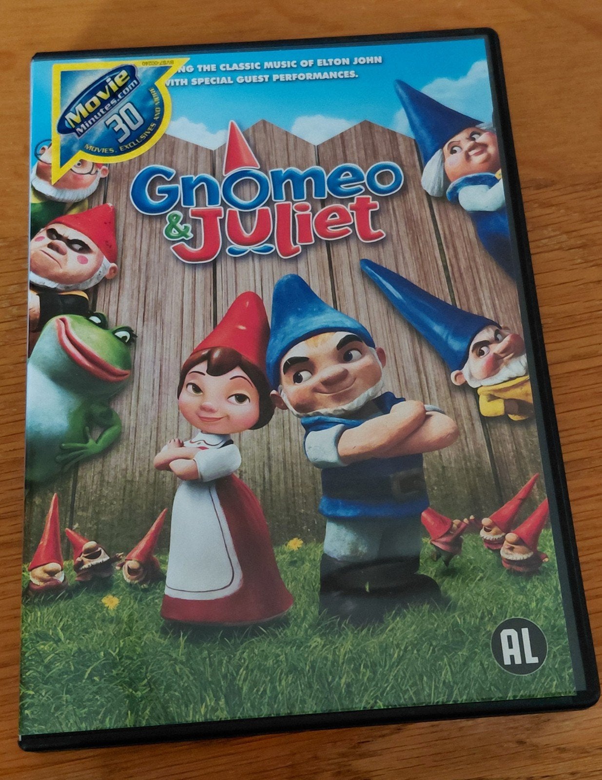 DVD Gnomeo & Juliet met oa de stem van James McAvoy, Gebruikt, Animatie, Nederlands, Ophalen of Verzenden