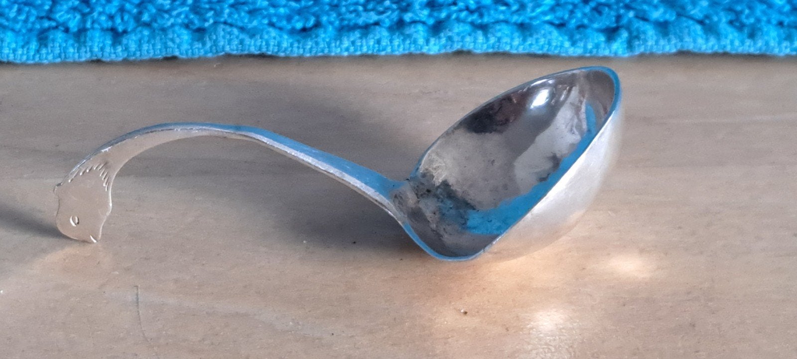 Zilveren  roomlepel, Ophalen, Zilver