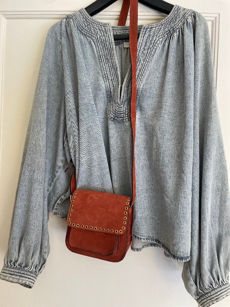 NIEUW Isabel Marant Etoile suede bag tasje mini cross body, Verzenden, Nieuw, Schoudertasje