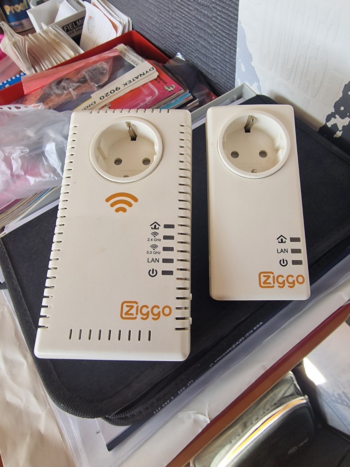 Wifi extender van Ziggo., Ophalen