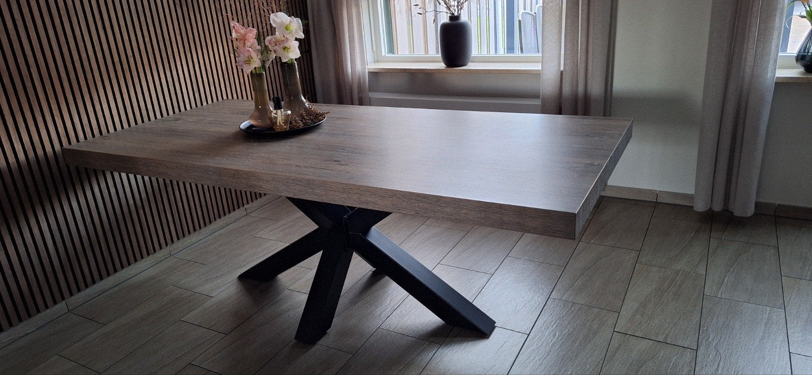 Eettafel 226x100cm, Huis en Inrichting, Complete inboedels, Ophalen of Verzenden