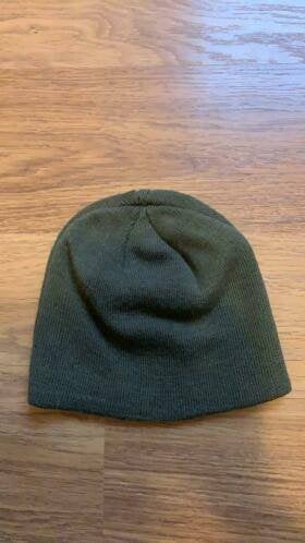 Groene kinder muts, Ophalen of Verzenden, Gebruikt, Jongen of Meisje, Muts