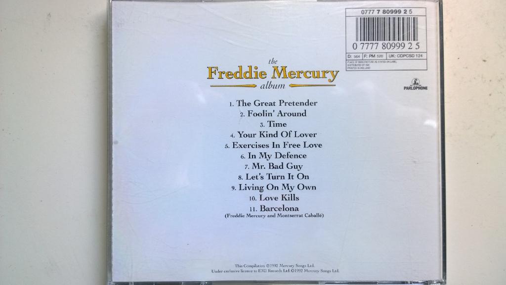 Freddie Mercury - The Freddie Mercury Album, Ophalen of Verzenden, Zo goed als nieuw