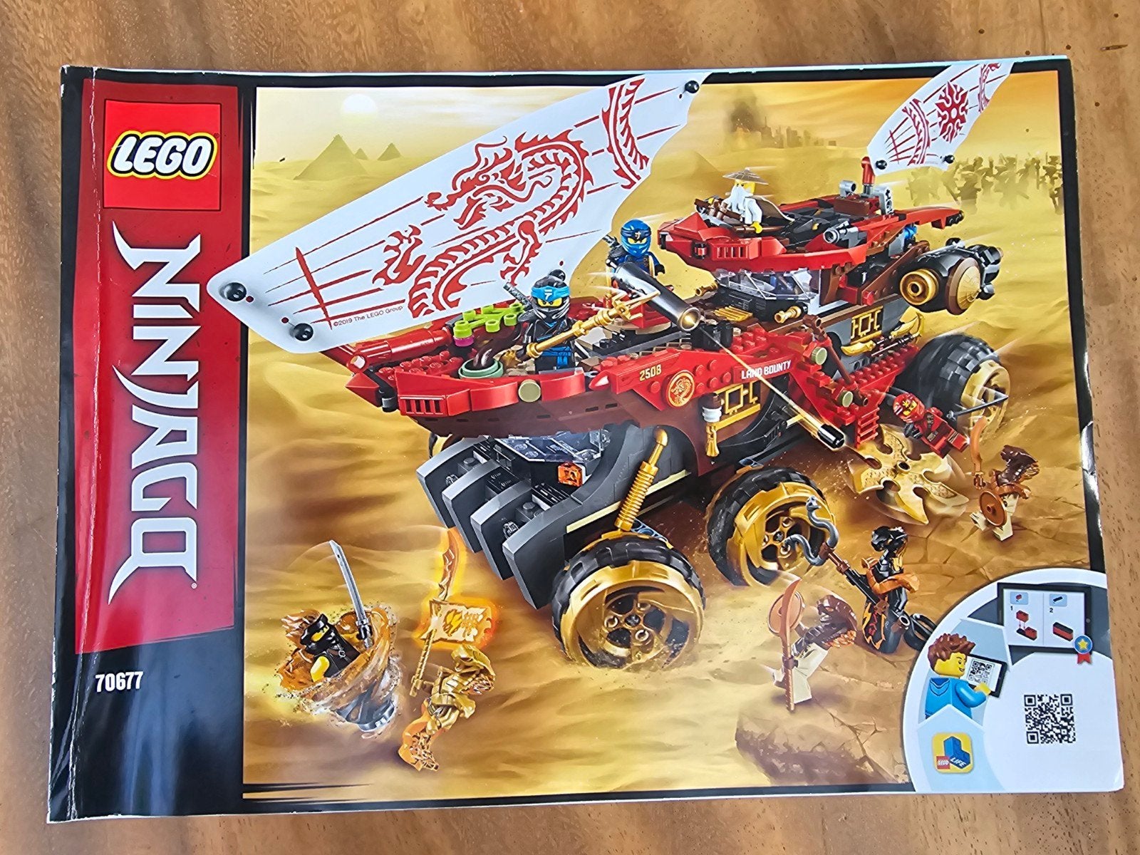 Lego Ninjago 70677 Land Bounty - Complete set, Gebruikt, Lego, Inclusief instructies, Ophalen of Verzenden