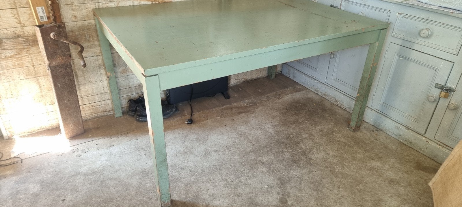 Houten tafel leuk project, Sport en Fitness, Ophalen