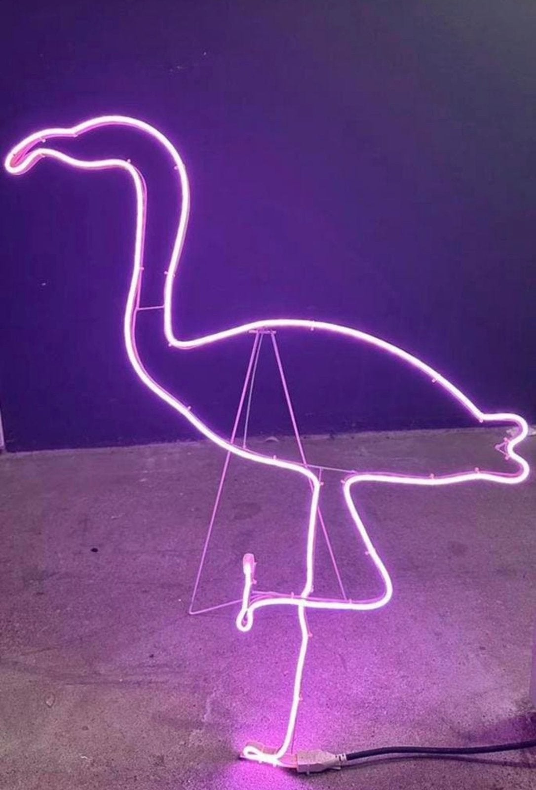 Neon flamingo, Ophalen of Verzenden, Zo goed als nieuw