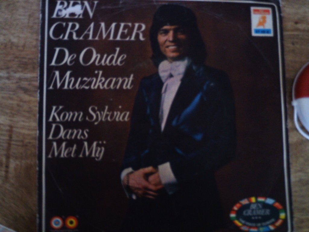 Ben Cramer  De Oude Muzikant / Kom Sylvia Dans Met Mij 25jul, 7 inch, Ophalen of Verzenden, Zo goed als nieuw, Fotohoes