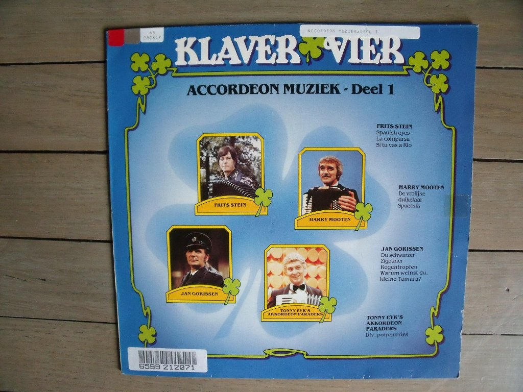 Accordeon Muziek deel 1 - Klaver Vier, Cd's en Dvd's, Ophalen of Verzenden, Gebruikt, 12 inch