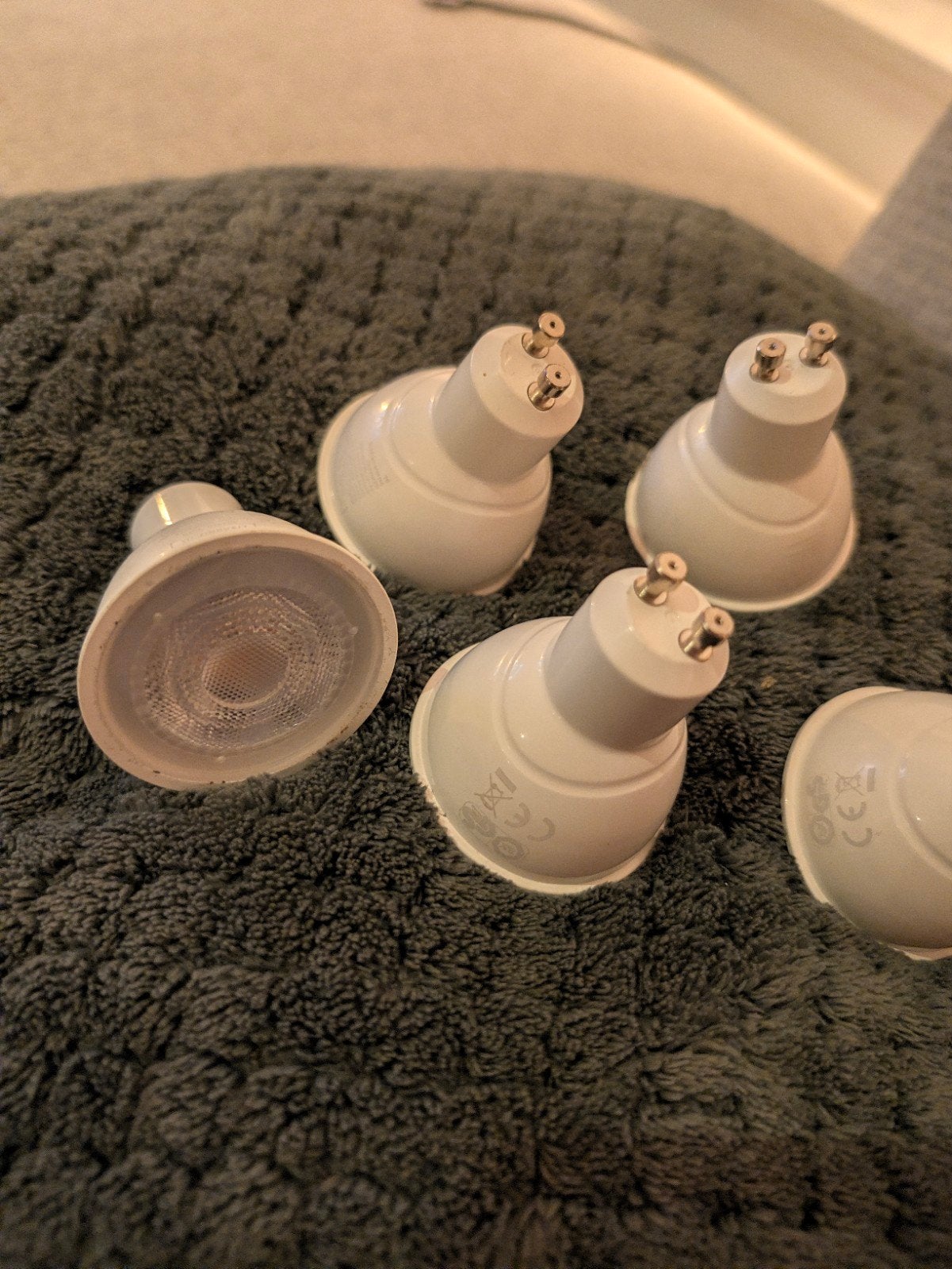 5x Livarnolux Smart LED Spot GU10 Zigbee 3.0, Kleur aanpasbaar, Gebruikt, Instelbaar wit, GU10