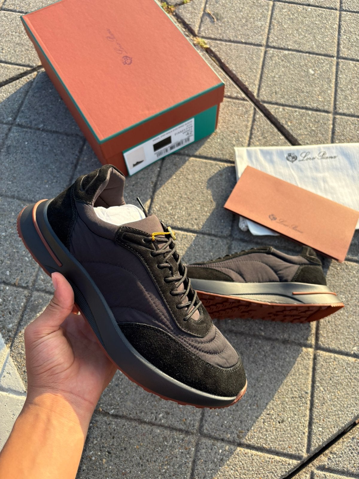 Loro piana Week end walk sneakers black, Ophalen of Verzenden, Nieuw, Zwart