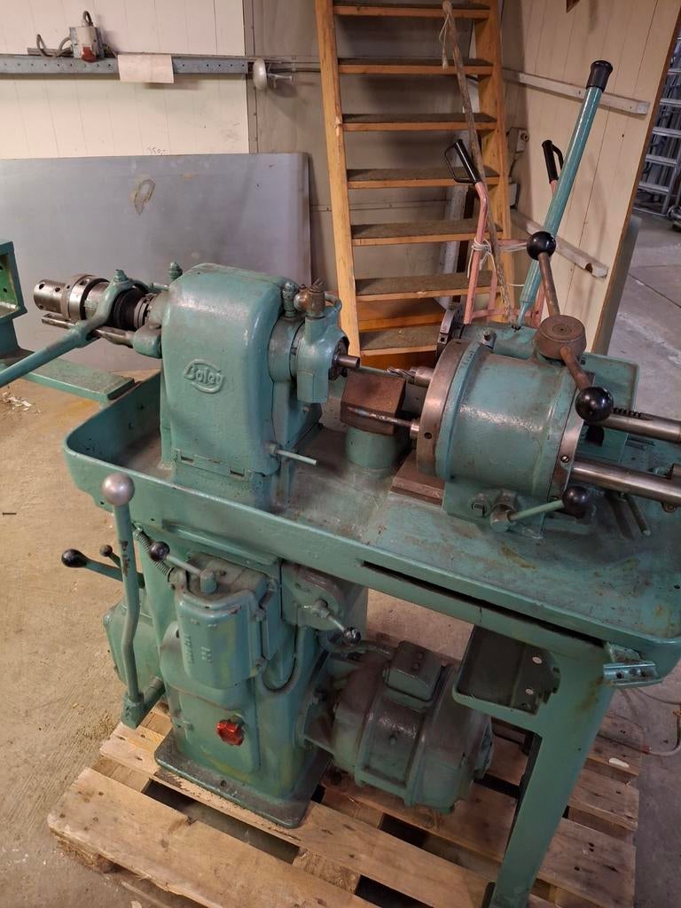 Boley Draairevolverbank met toebehoren, Ophalen, Gebruikt, Metaaldraaibank, Minder dan 500 mm