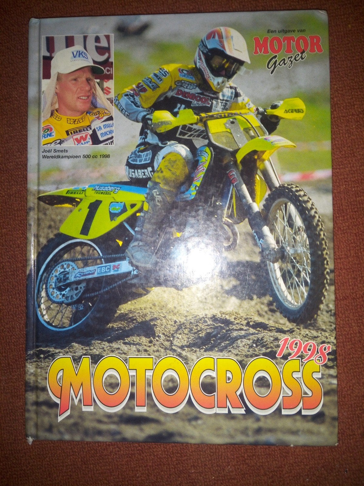 Motocross 1998 Boek - Joël Smets Wereldkampioen, Verzenden, Gelezen, Motor Gazet, Overige sporten