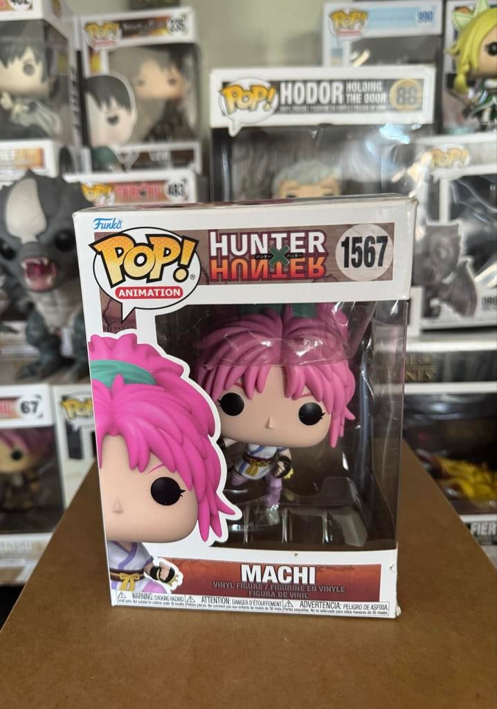 Funko Pop! Hunter x Hunter Machi #1567, Ophalen of Verzenden, Gebruikt