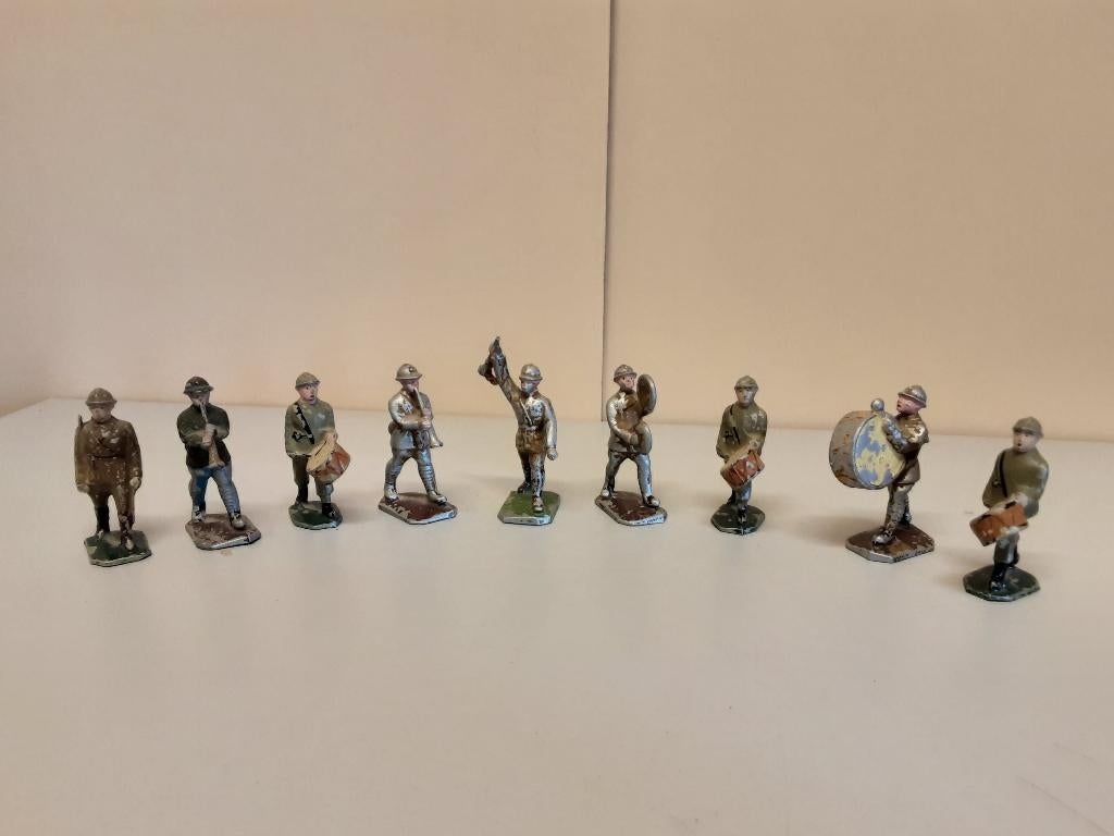 Antiek speelgoed. Militaire Fanfare / Muziek korps, Ophalen of Verzenden