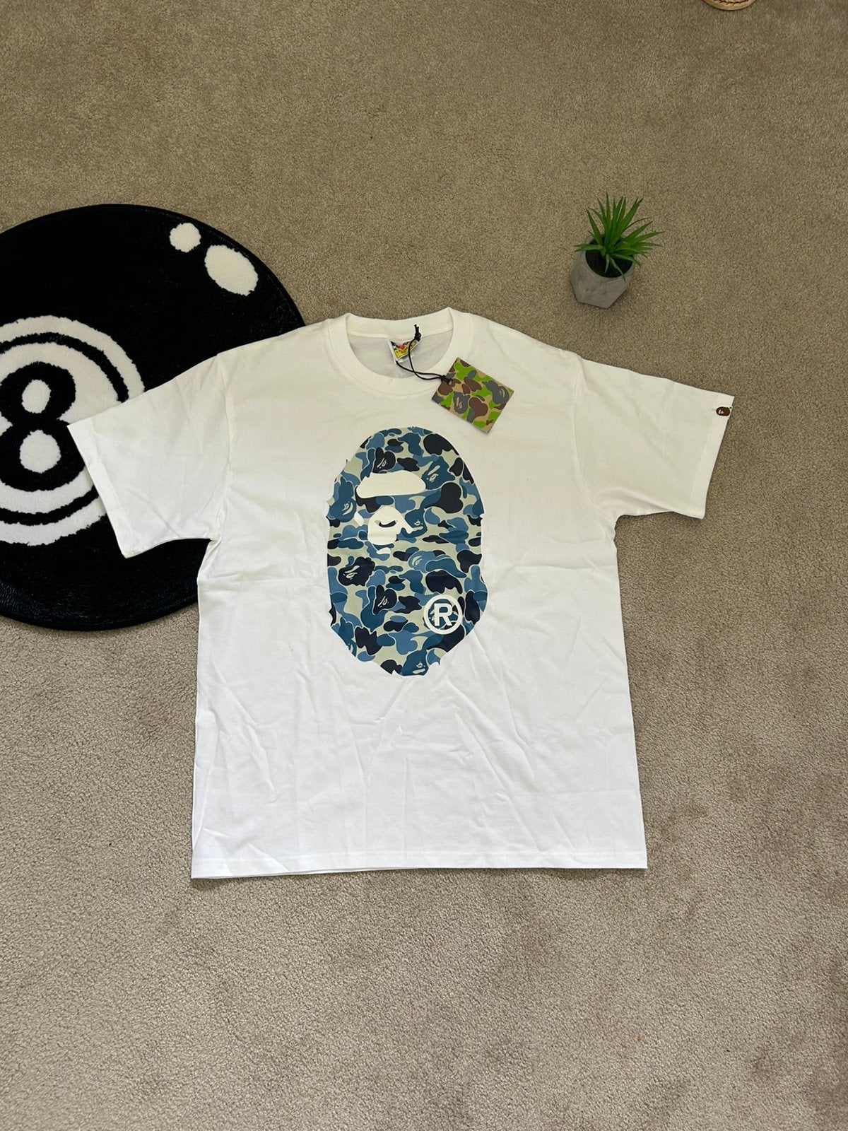 Bape shirt gloednieuw, Ophalen of Verzenden, Nieuw, Maat 52/54 (L), Wit