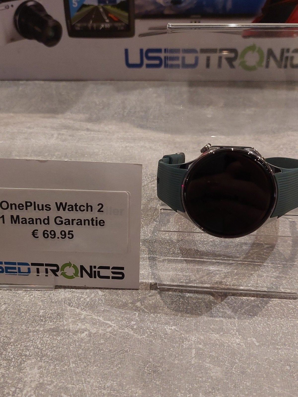 OnePlus Watch 2 met extra band, doos en oplader, Ophalen of Verzenden, Zo goed als nieuw, OnePlus