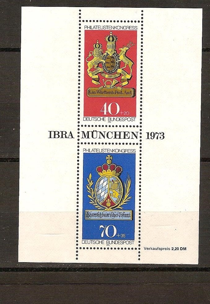 BRD blok 9 postfris, Ophalen of Verzenden, BRD, Postfris