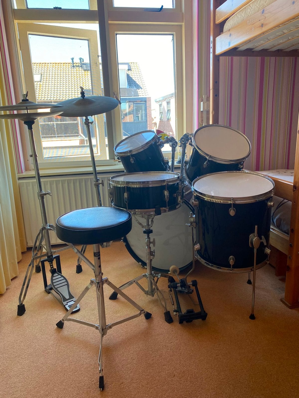 Phoenix Drumstel - Gebruikt maar netjes, Muziek en Instrumenten, Drumstellen en Slagwerk, Ophalen, Gebruikt, Overige merken
