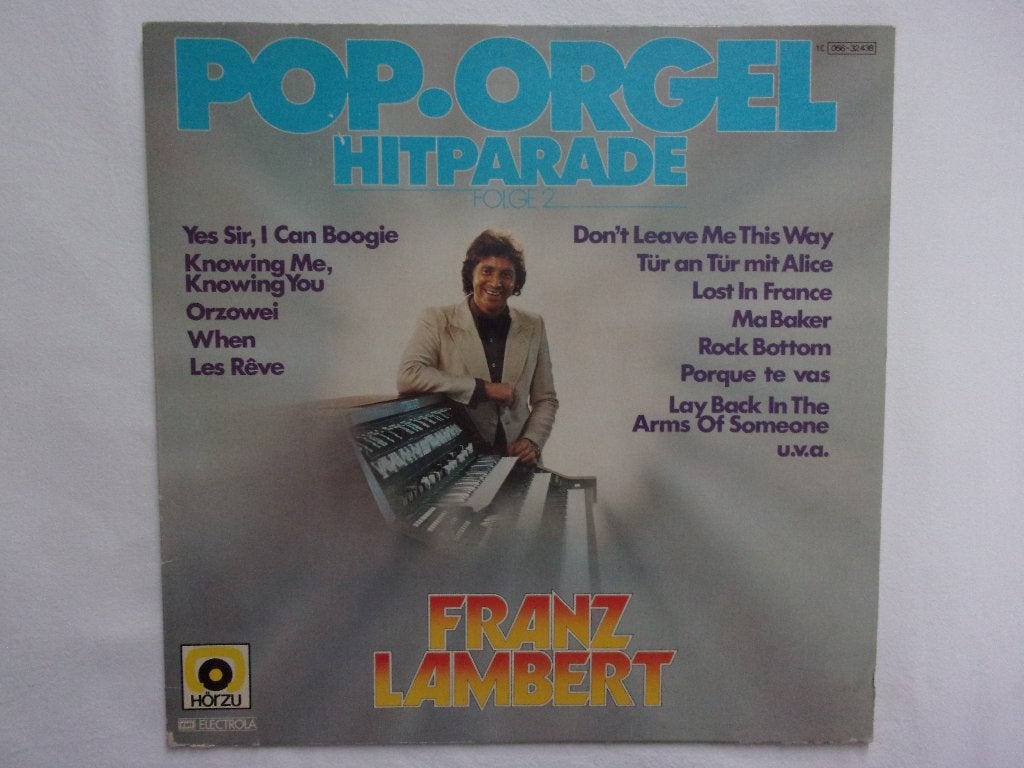 Franz Lambert - Pop orgel hitparade folge 2 LP, Ophalen of Verzenden, Gebruikt, Pop, LP