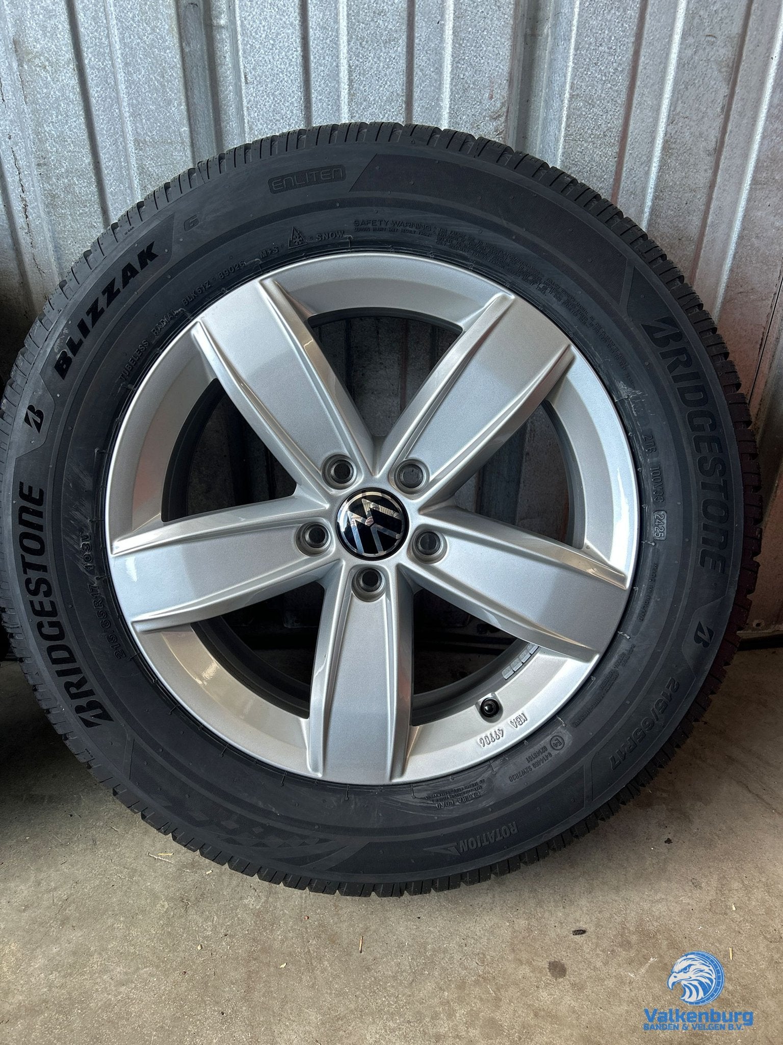 8mm! Nieuwe originele VW Tiguan II 5NA Corvara 17 inch velge, -, -, Banden en Velgen, 17 inch