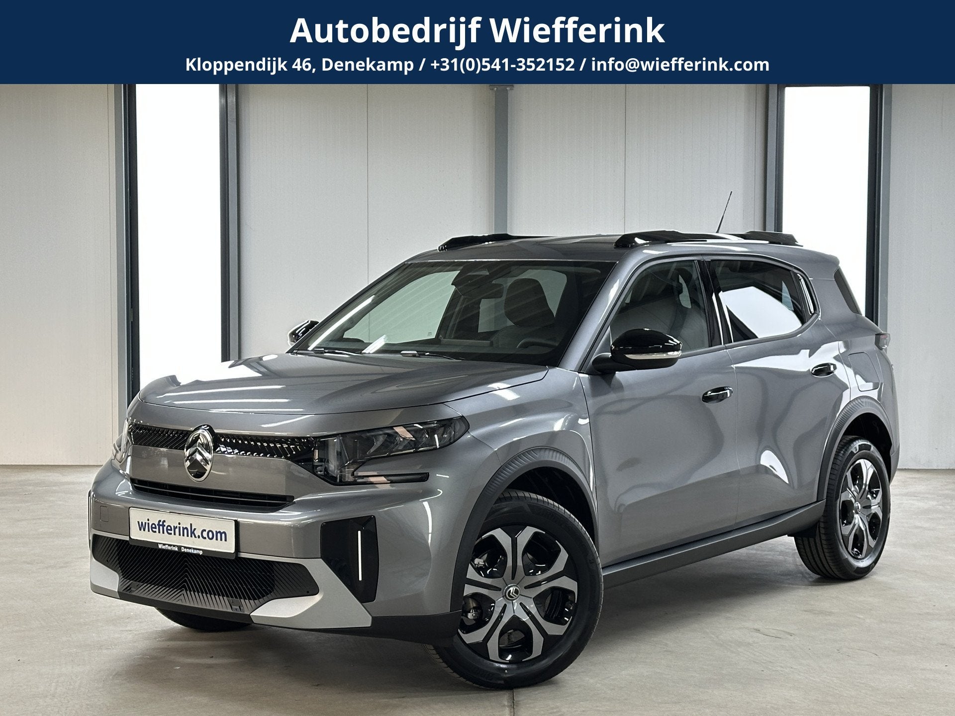 Citroën C3 Aircross 1.2 Hybrid 145pk Plus 7p. | Apple Carpl, 145 pk, Stof, Gebruikt, Zwart