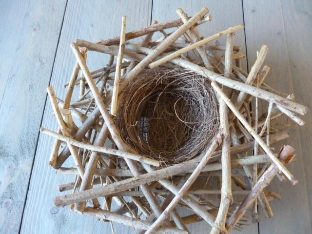 Krans hout, Huis en Inrichting, Woonaccessoires | Kransen, *, *, Ophalen of Verzenden, Zo goed als nieuw