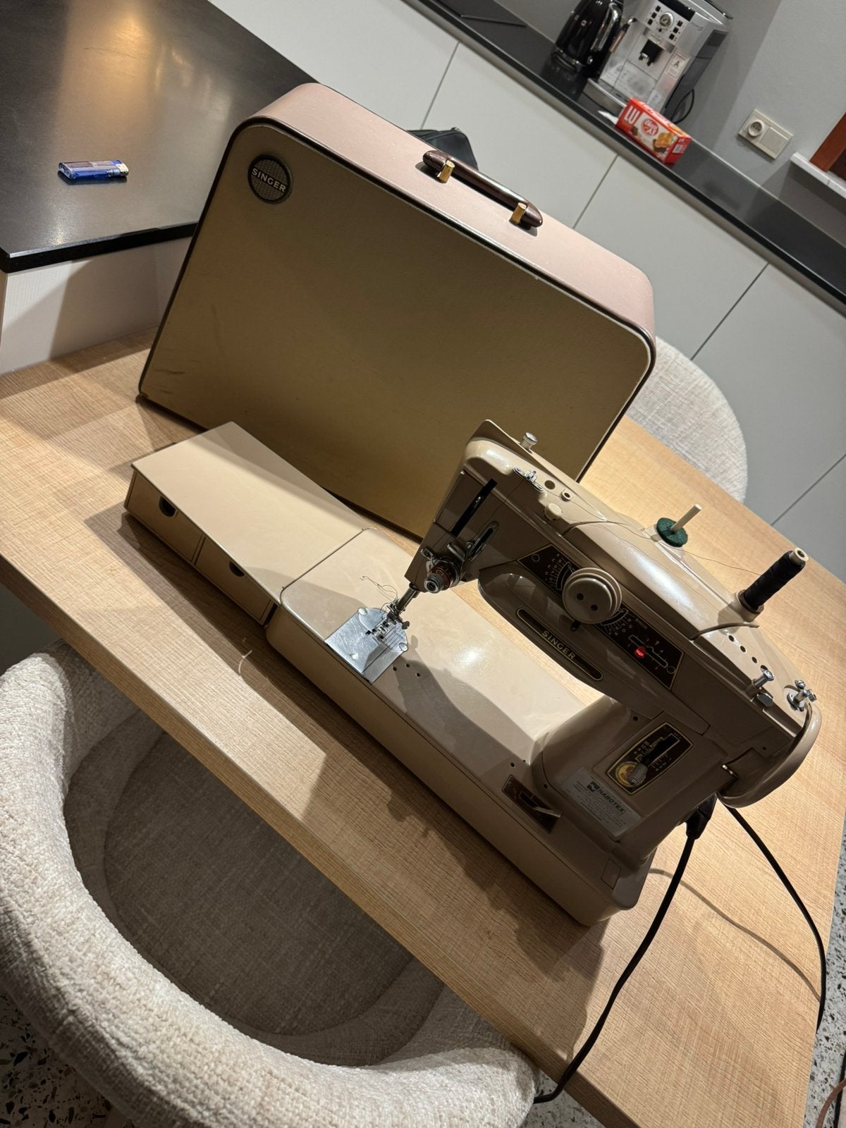 Singer naaimachine, Ophalen of Verzenden, Zo goed als nieuw, Naaimachine, Singer