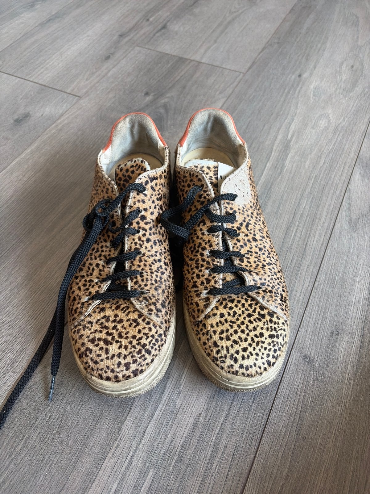 Nubikk sneakers met luipaardprint maat 39, Ophalen of Verzenden, Gedragen, Bruin, Sneakers of Gympen